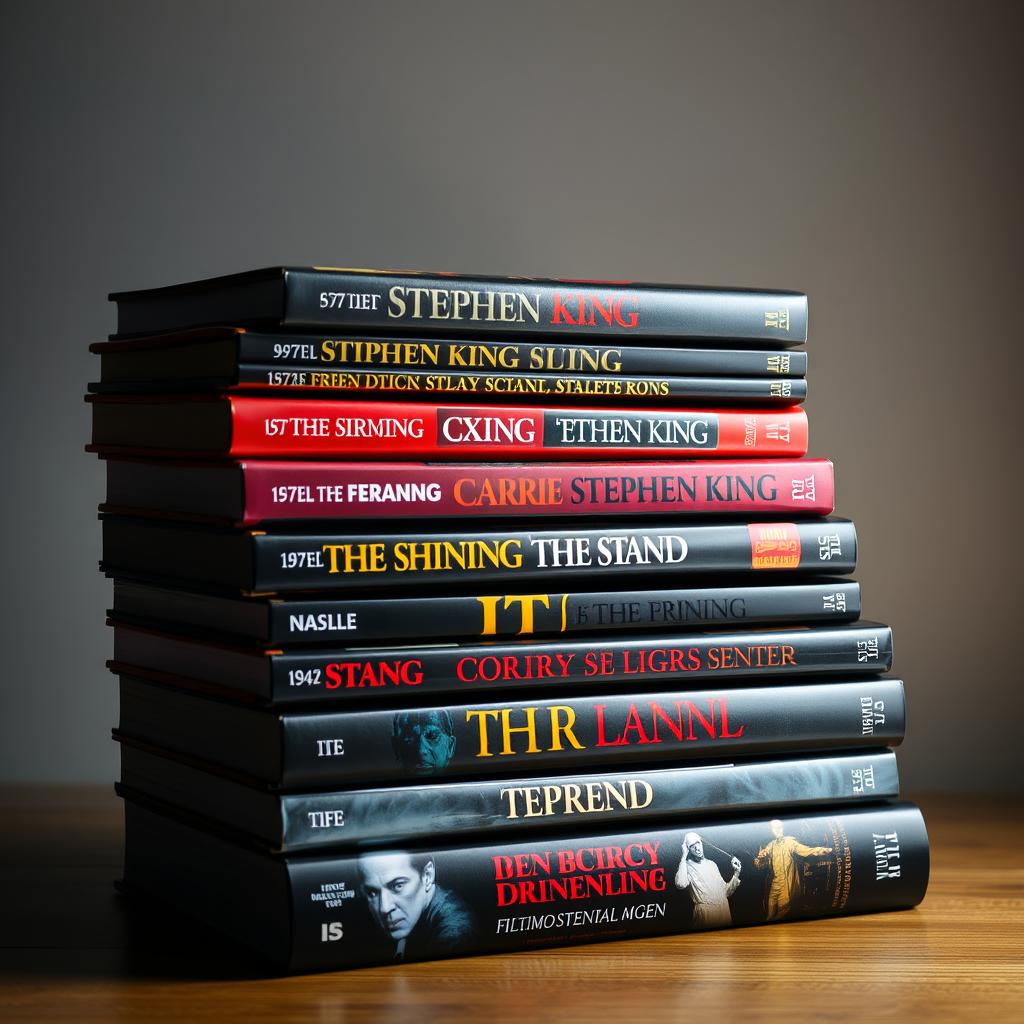 Collection of Stephen King novels