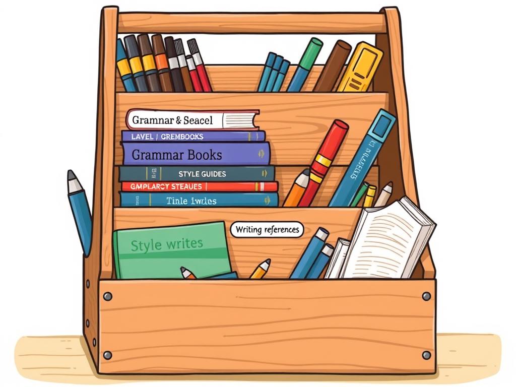 Writing toolbox with different levels